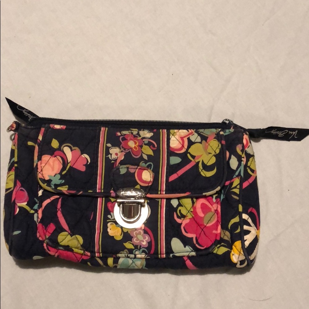 Vera Bradley floral clutch